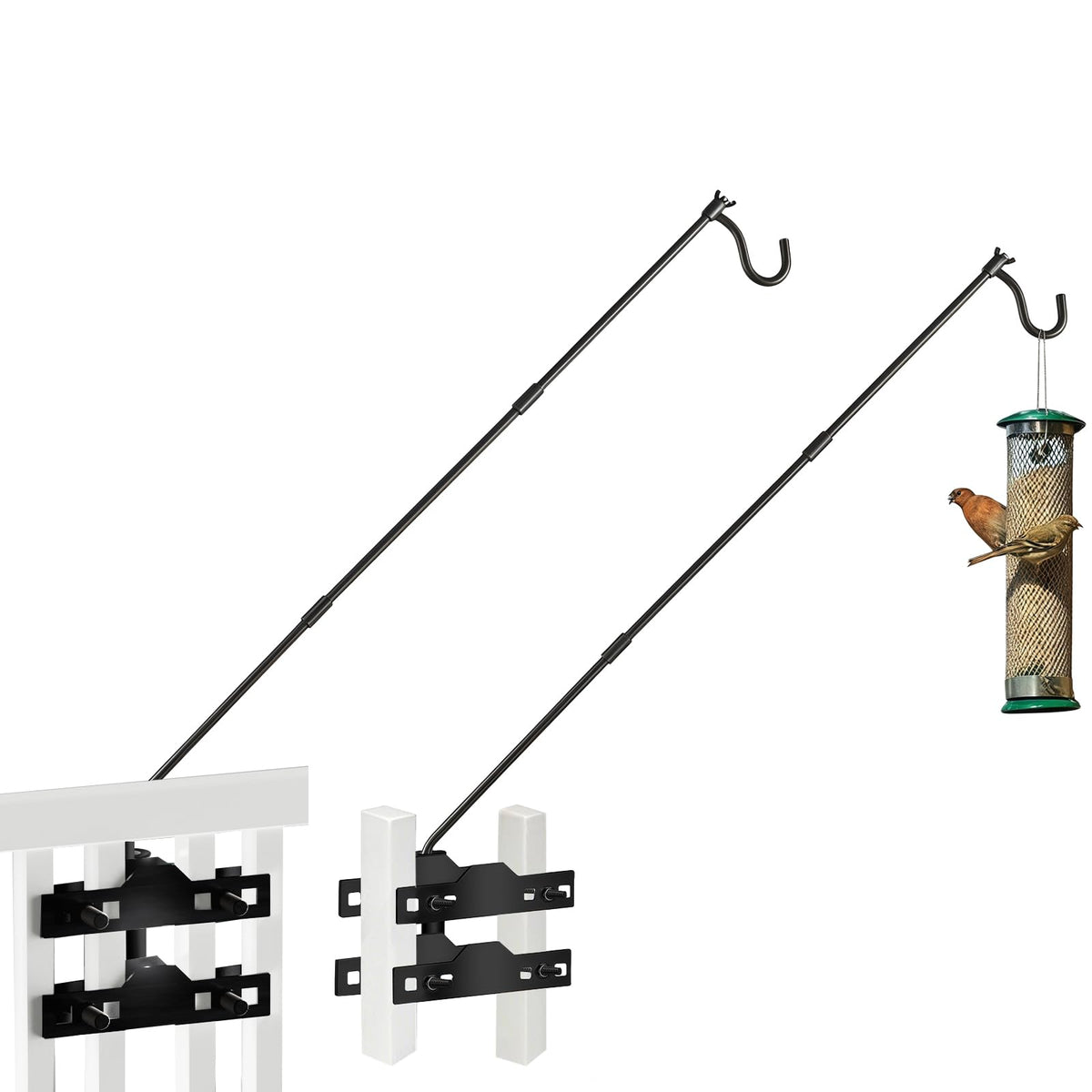 ULIOK Deck Hook with 360-degree rotary head for flexible feeder positioning