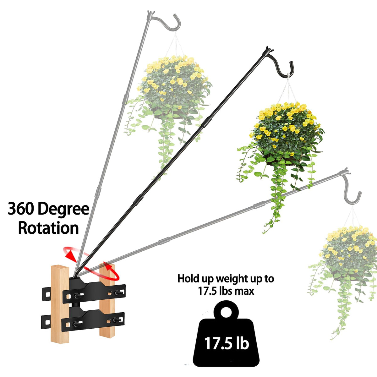 ULIOK easy-install clamp fits rails quickly without tools