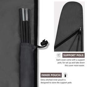 ULTCOVER elastic hem cord with toggle ensures a tight, customizable fit
