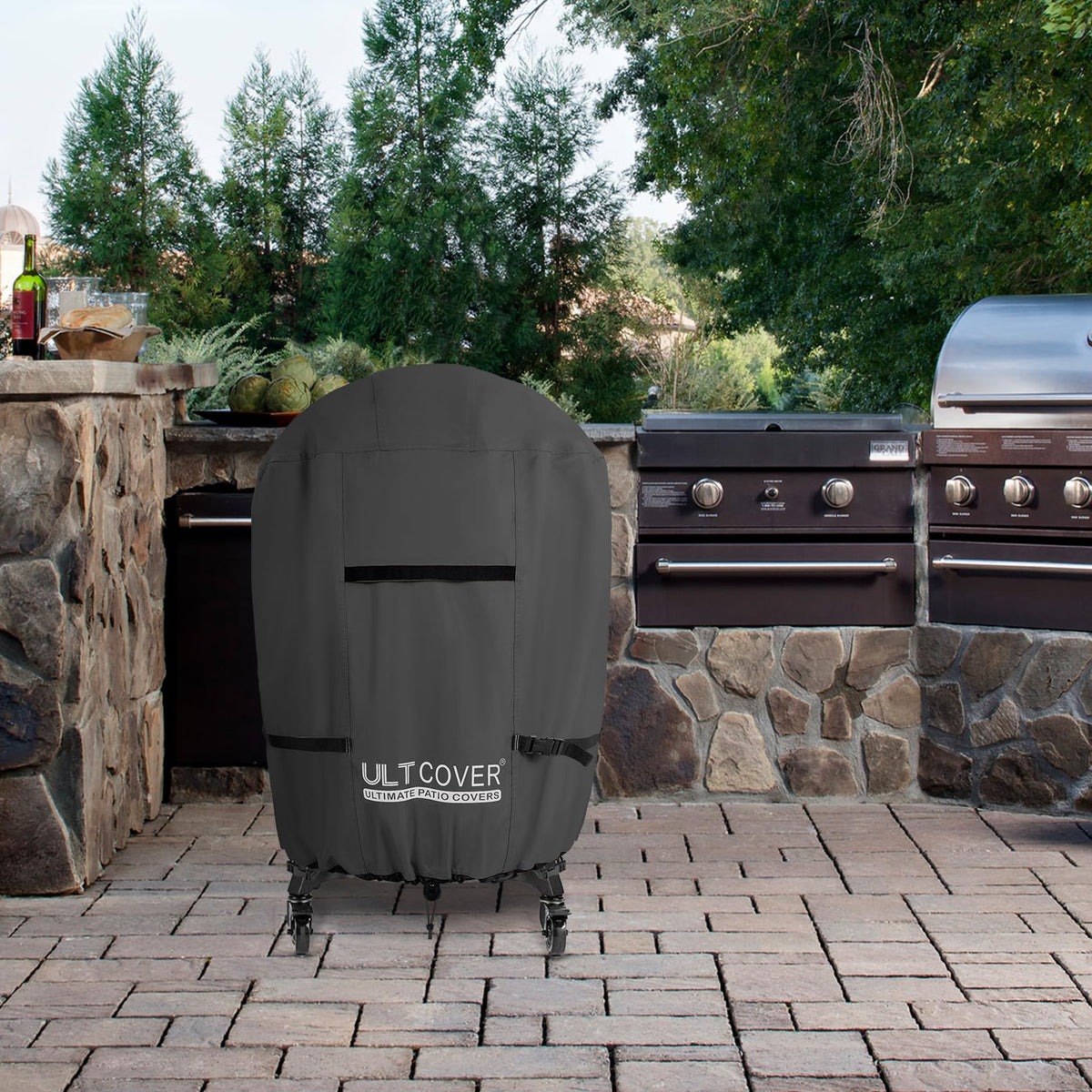 Fits up to 30 inches diameter round smokers for versatile use.