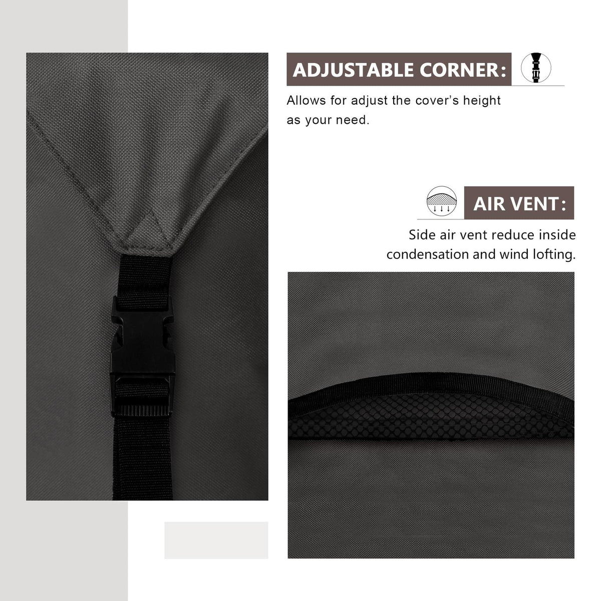 ULTCOVER full-coverage design shields furniture from sun and weather.