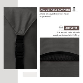 ULTCOVER full-coverage design shields furniture from sun and weather.