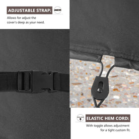 ULTCOVER full-coverage design shields grill from sun exposure.