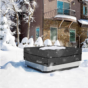 ULTCOVER full-coverage design shields the spa from sun and debris.