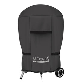 ULTCOVER kettle grill cover on a dome, 18in, shielding from rain and sun.