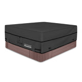 ULTCOVER Waterproof 600D Polyester Square Hot Tub Cover — 95 x 95 in Black