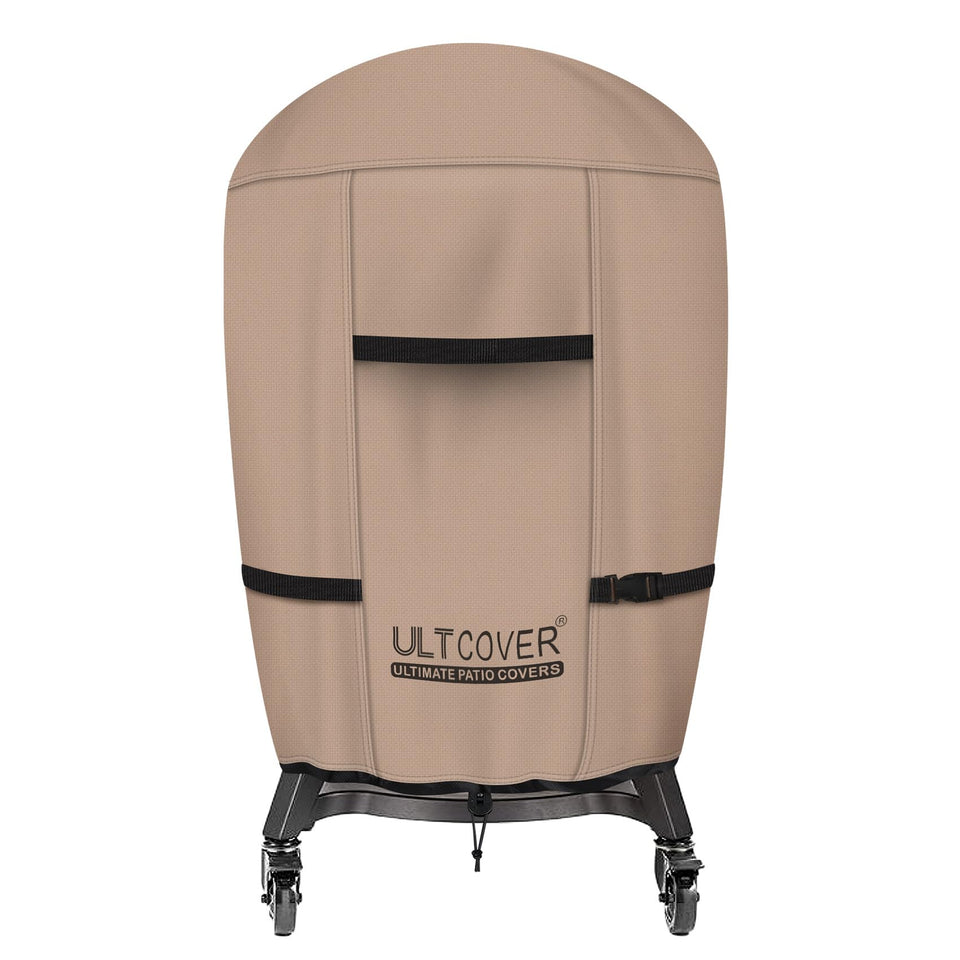 ULTCOVER kamado Joe grill cover protects a 36in diameter grill from rain and sun