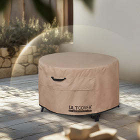 ULTCOVER neat, clean appearance for round fire pit between seasons