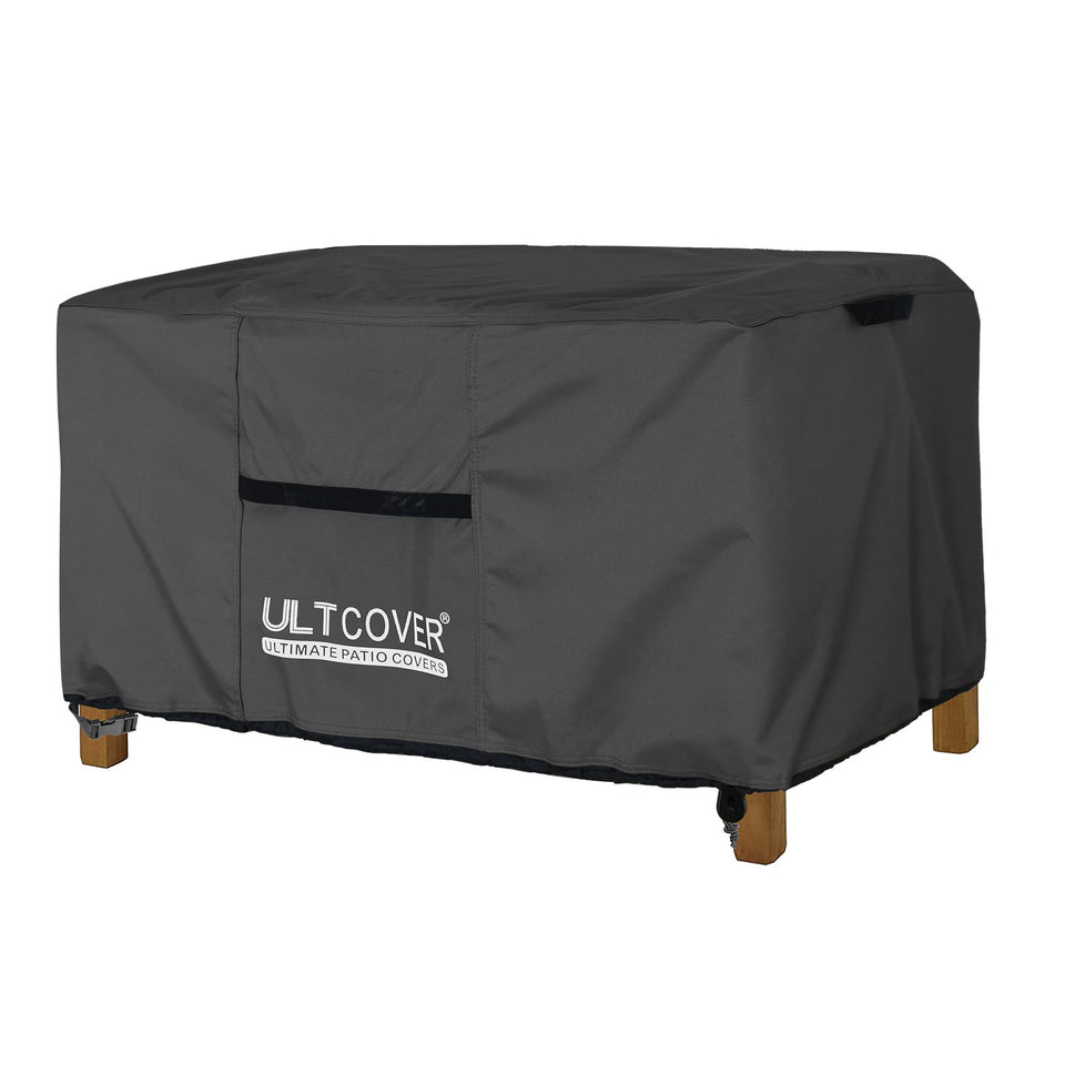 ULTCOVER outdoor coffee table cover 50x30x18 in protects against rain and dust