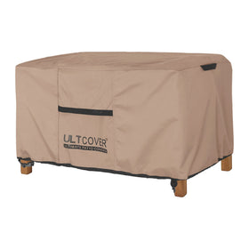 ULTCOVER patio coffee table cover front view protects 36x22x18 inch table from rain