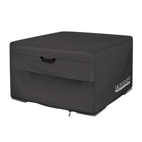 ULTCOVER square fire pit cover 36in front view protects from rain and debris