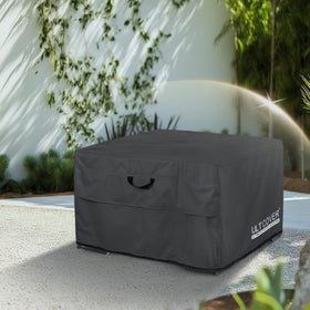 ULTCOVER full-coverage design shields the fire table from sun and weather