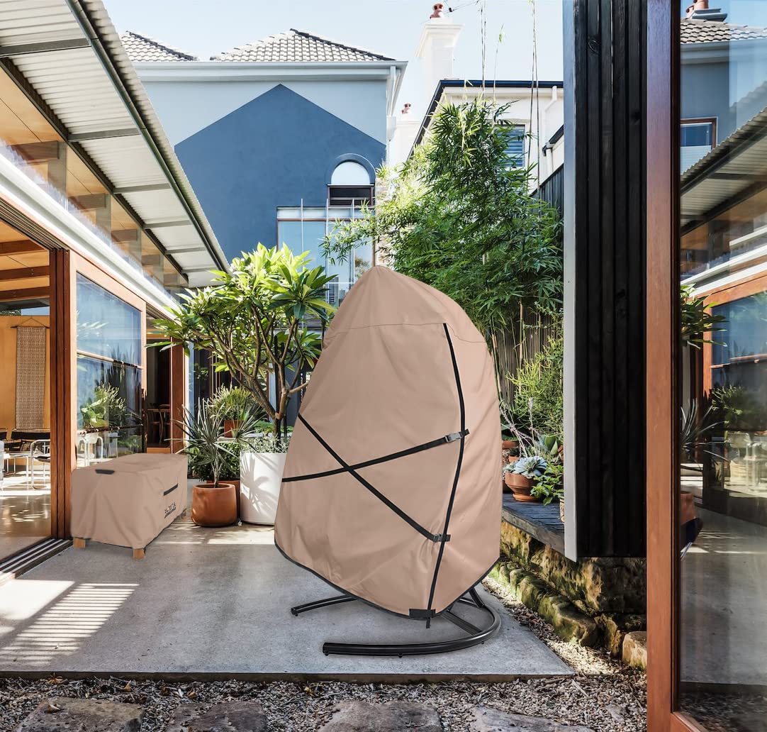 ULTCOVER patio chair cover shields against leaves and dust.