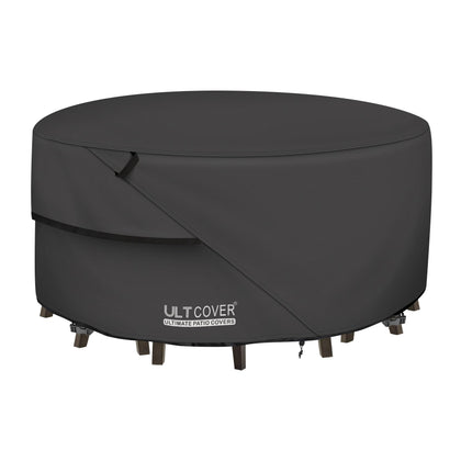 ULTCOVER round table cover 76 inch protecting outdoor furniture from rain