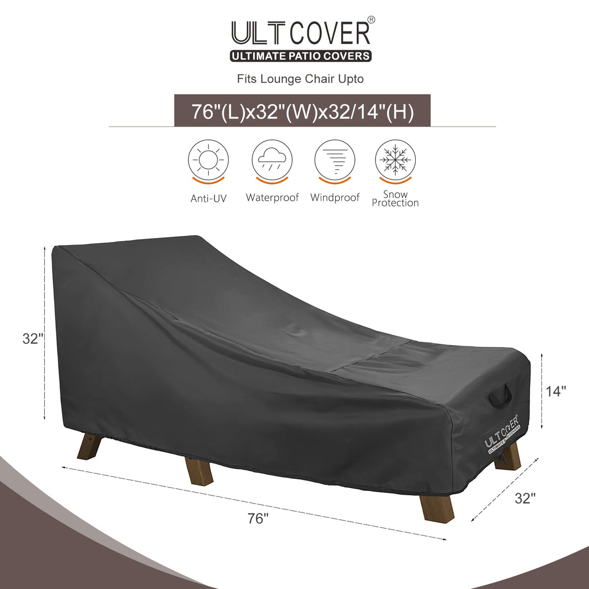 Side vents on ULTCOVER chair cover for improved airflow