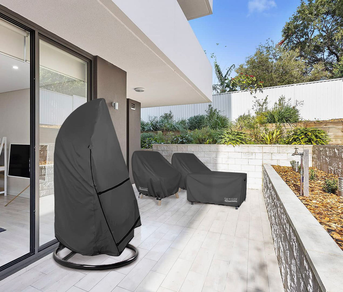 ULTCOVER sun and dust protection for hanging egg chair cover