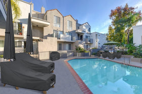 Two-pack ULTCOVER set for multiple patio loungers