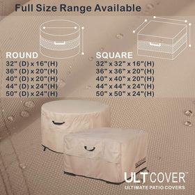 ULTCOVER vented design with two side vents reduces moisture buildup