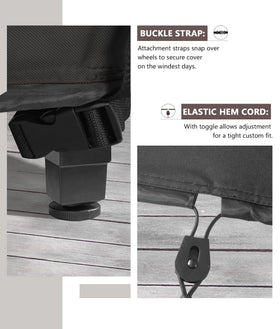 ULTCOVER two-side vents promote airflow and reduce moisture buildup.