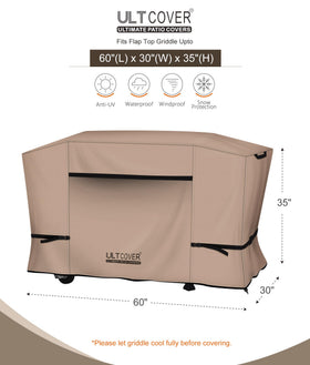 Close-up of ULTCOVER waterproof 600D canvas showing durable outdoor protection