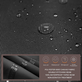 ULTCOVER waterproof material close-up reveals 600D polyester backing