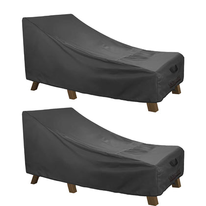 ULTCOVER waterproof patio lounge chair cover protecting a 76L x 32W x 32H chair