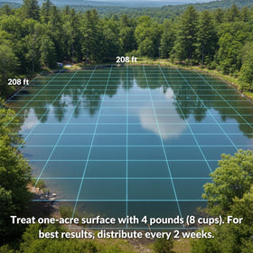 UltraClear eco-friendly pond treatment reducing organic buildup odor.