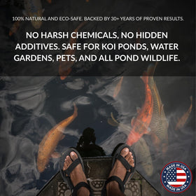 UltraClear Koi Clay mineral content emphasizing calcium and trace minerals