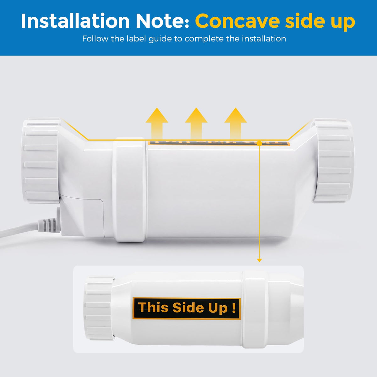Ultrarayc T-15 titanium electrode close-up for durable chlorine generation