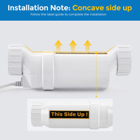 Ultrarayc T-15 titanium electrode close-up for durable chlorine generation