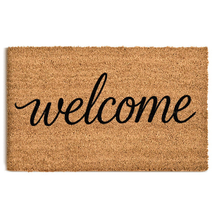 ULTSOFE Coco Coir Doormat close-up texture showing natural fibers for dirt scraping