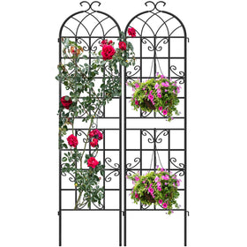 Ultym 2-pack trellises with easy assembly for a quick garden setup.