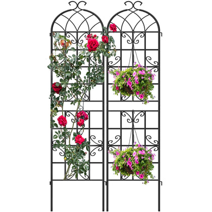 Ultym 2-pack trellises with easy assembly for a quick garden setup.