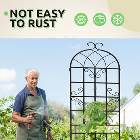 Ultym vertical garden trellises maximize space by growing upward.