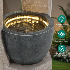 Ultym resin-fiberglass construction provides weather resistance with minimal maintenance.