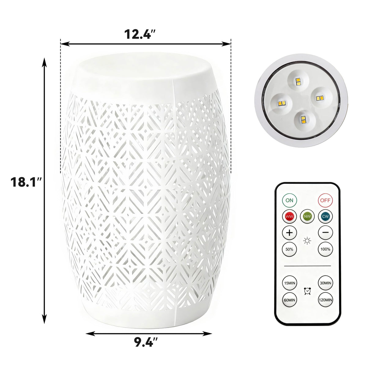 Ultym doubles as a nightstand with soft LED glow.