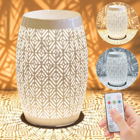 Ultym 18-inch cutout drum design adds decorative flair with shifting shadows.