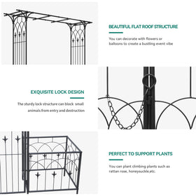 Ultym garden arbor wedding setup perfect for outdoor vows.