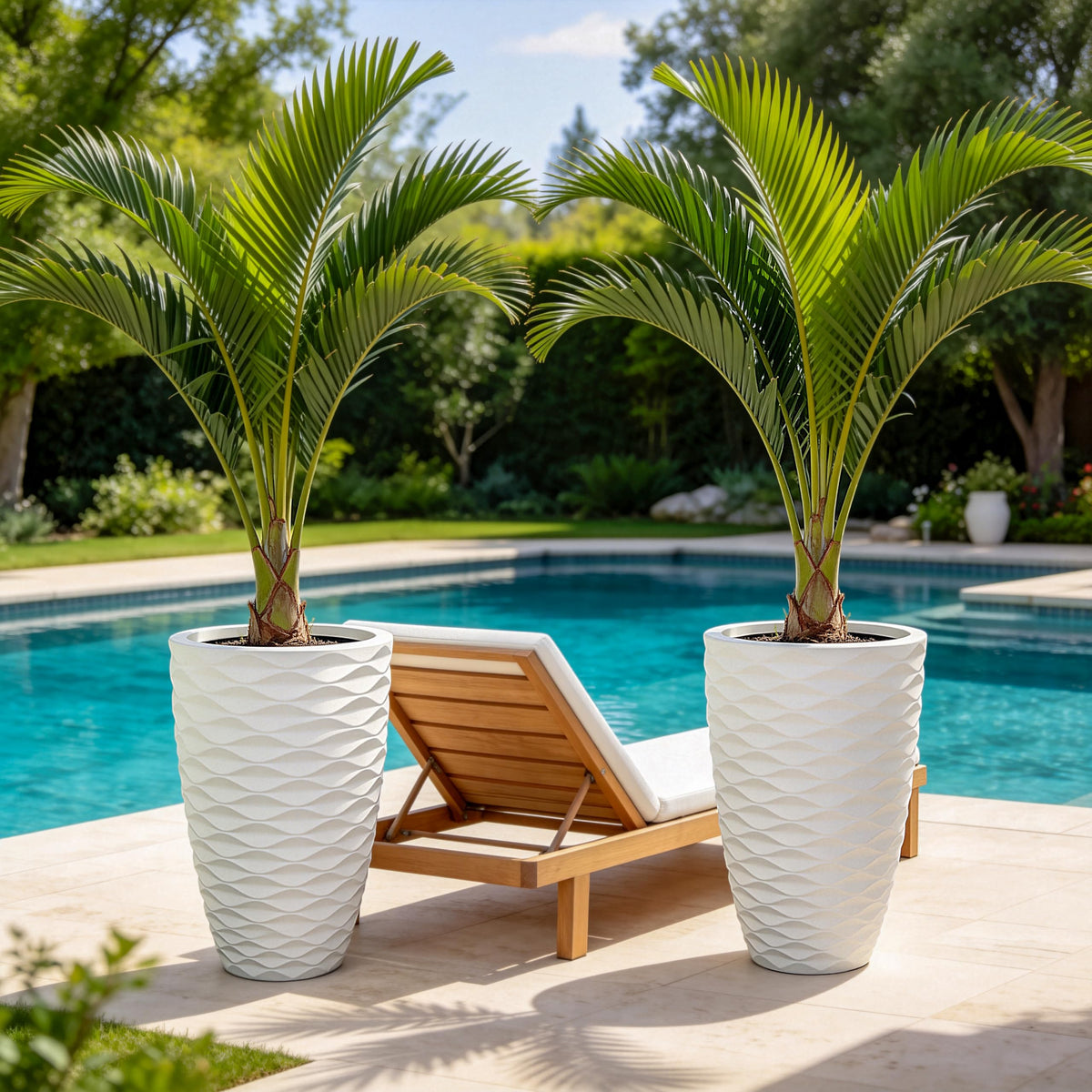 Ultym Nordic Wavy Tall Planter gift-ready packaging for housewarmings.