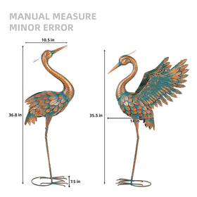 Ultym oversized crane decor boosts curb appeal and visual interest in any yard.