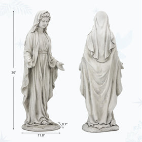 Ultym Virgin Mary statue gift-ready packaging suitable for meaningful religious gifting.