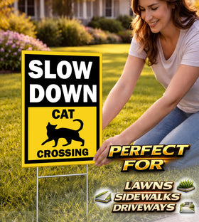 ULVEOL waterproof plastic yard sign designed for outdoor use