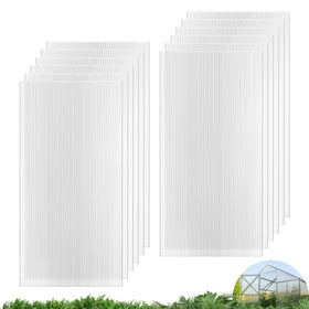 UMIG greenhouse panel 4x2 clear twin-wall for durable outdoor use.