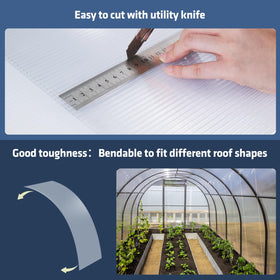 UMIG versatile panel for greenhouses, awnings, canopies, and fences.