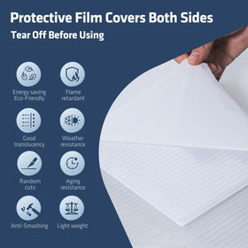 UMIG twin-wall sheet offers strong resistance in harsh conditions with 4x2 size.