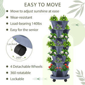 Umigy drainage system with multiple holes supports balanced watering.