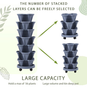 Umigy planter material closeup highlights thick durable PP for long-lasting use.