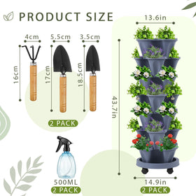 Umigy planter with removable wheels enables easy repositioning for sun and season changes.