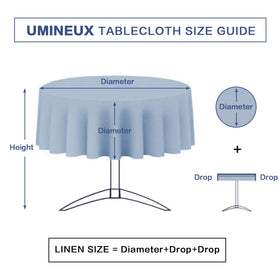 UMINEUX navy-green colorways enhance any patio table setting.