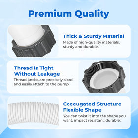 UMONIE 11535 two gaskets included for secure seal